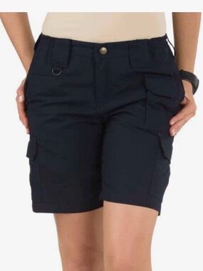 5.11 Tactical TacLite Pro Women's Ripstop Shorts navy blue size 6